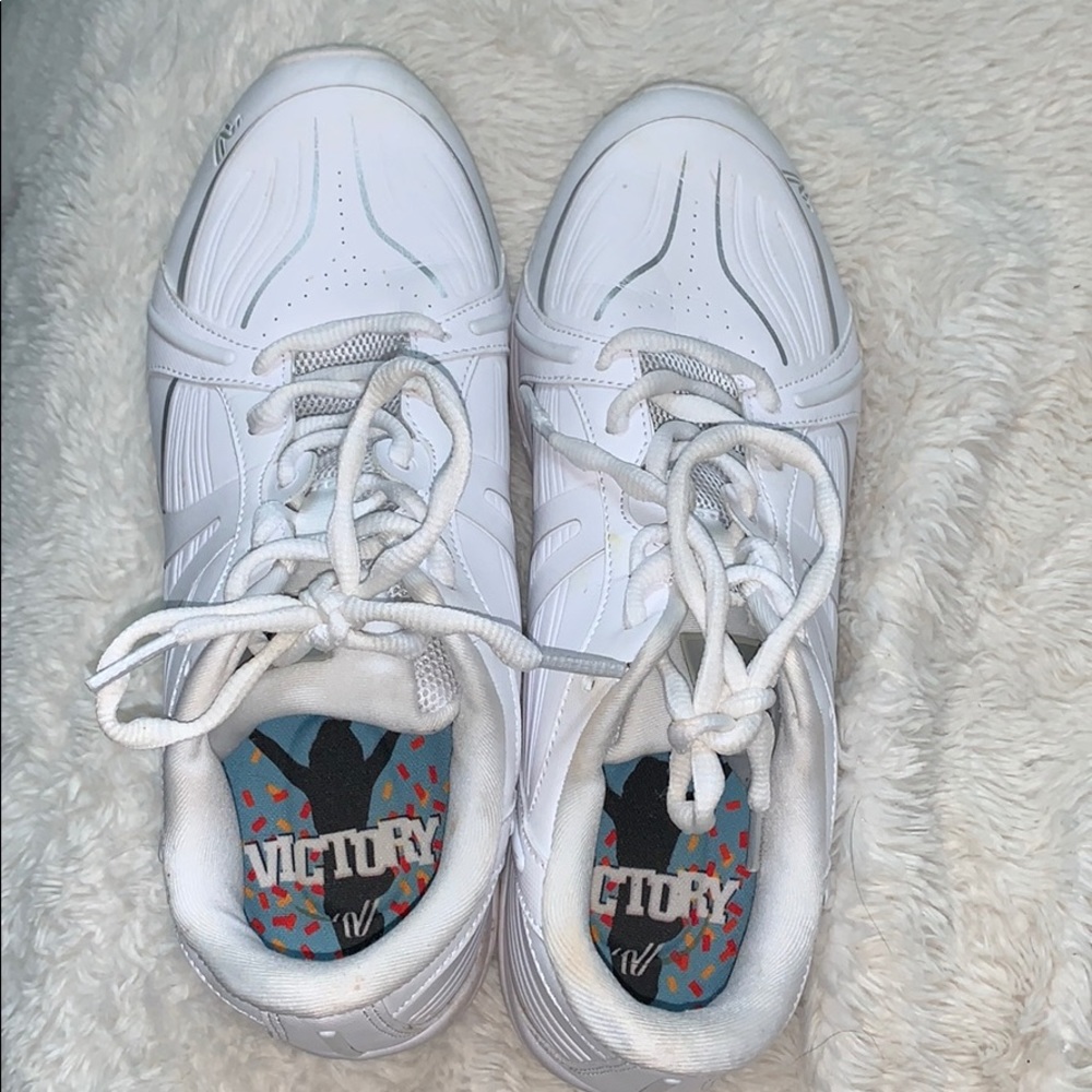 white varsity cheer shoes